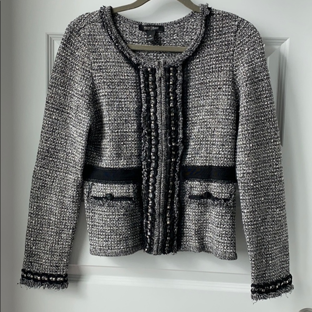 Zip sweater jacket